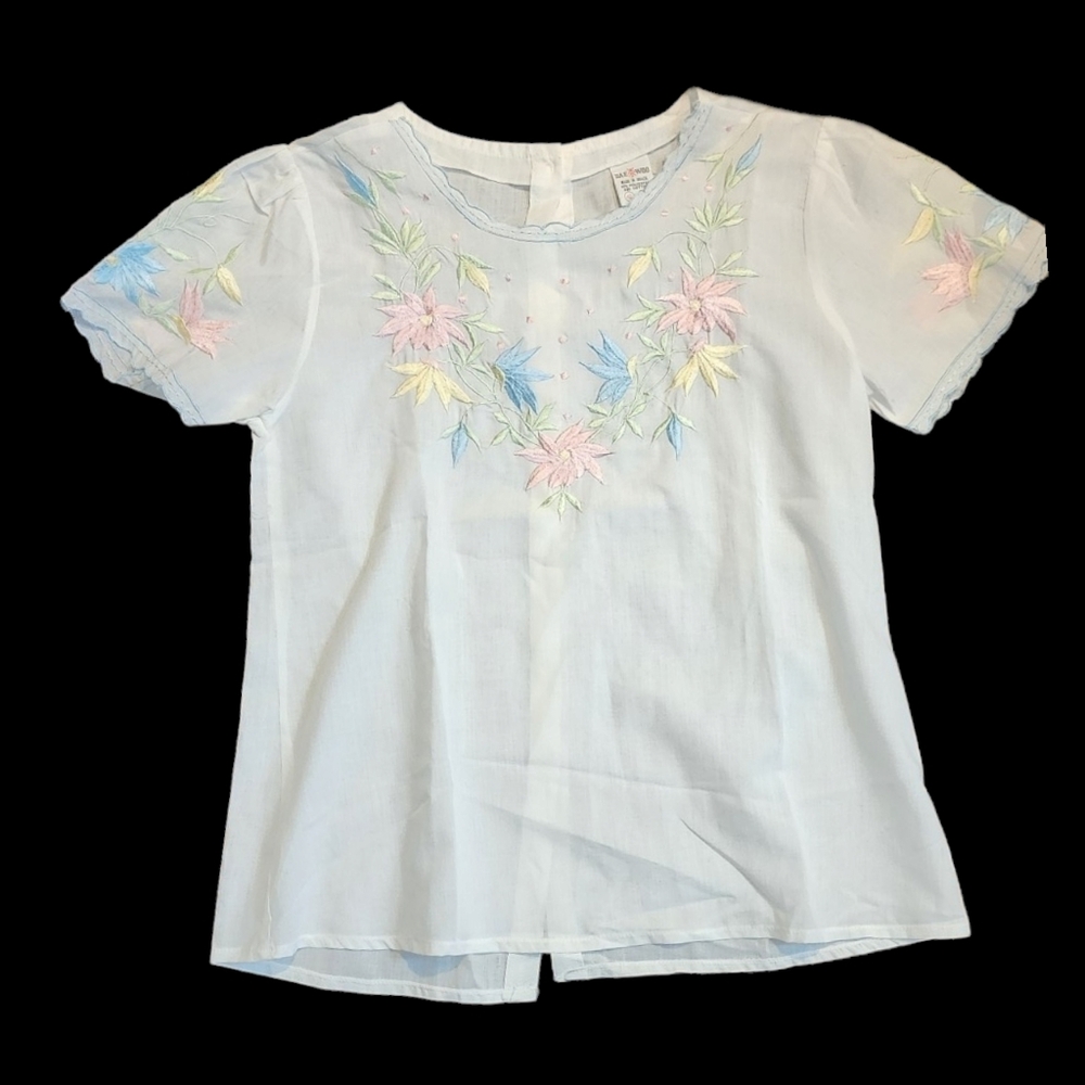 🌸Vintage 70s Cotton Top - Picture 10 of 12
